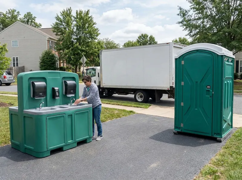 Dual-Basin Portable Handwashing Station in Alexandria, VA
