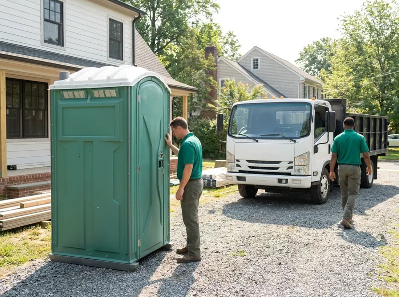 Standard Job Site Portable Restroom in Alexandria, VA